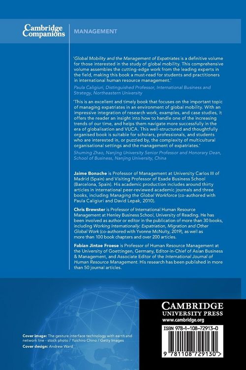 Produktbild: Global Mobility and the Management of Expatriates