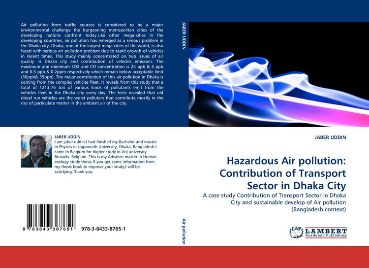 Produktbild: Hazardous Air pollution: Contribution of Transport Sector in Dhaka City