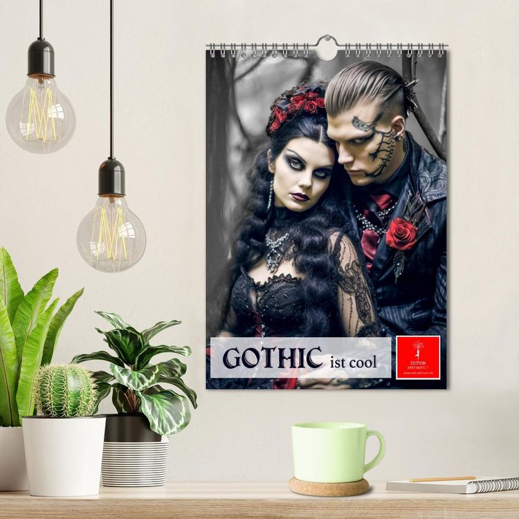 Produktbild: Gothic ist cool (Wandkalender 2026 DIN A4 hoch), CALVENDO Monatskalender