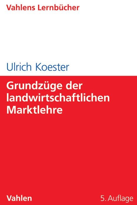 Produktbild: Grundz&uuml;ge der landwirtschaftlichen Marktlehre
