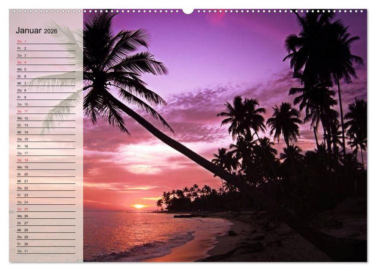 Produktbild: Traumstr&auml;nde (Wandkalender 2026 DIN A2 quer), CALVENDO Monatskalender