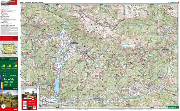 Produktbild: Freytag & berndt Wanderkarte WK 103 Hochk&ouml;nig, Saalfelden - Pongau 1:50.000