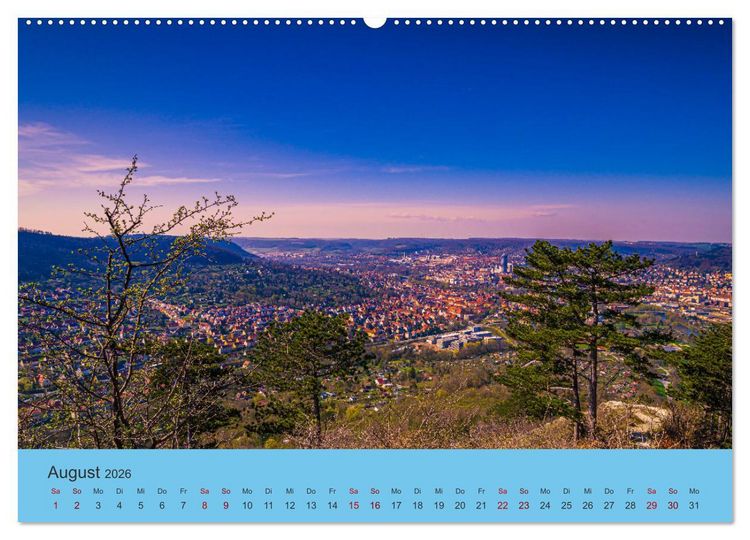 Produktbild: Jena in Bildern (hochwertiger Premium Wandkalender 2026 DIN A2 quer), Kunstdruck in Hochglanz