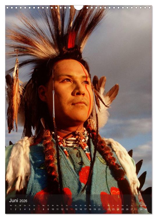 Produktbild: INDIANER Portrait Collection 2 (Wandkalender 2026 DIN A3 hoch), CALVENDO Monatskalender