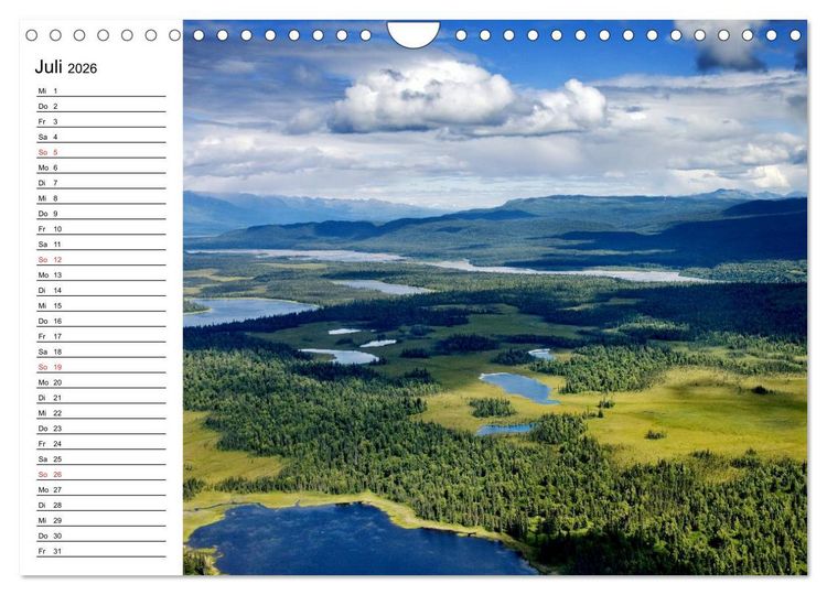 Produktbild: Alaska und Kanada (Wandkalender 2026 DIN A4 quer), CALVENDO Monatskalender
