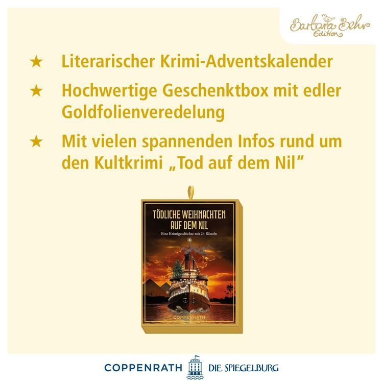 Produktbild: Schachtelspiel - T&ouml;dliche Weihnachten auf dem Nil