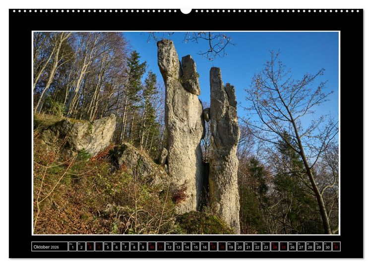 Produktbild: Wunderwelt Fr&auml;nkische Schweiz (Wandkalender 2026 DIN A2 quer), CALVENDO Monatskalender