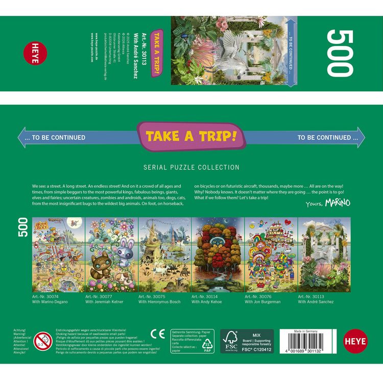 Produktbild: WITH ANDR&Eacute; SANCHEZ, HEYE Puzzle von Andr&eacute; Sanchez