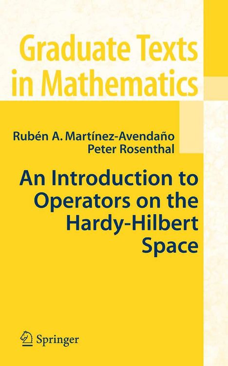 Produktbild: An Introduction to Operators on the Hardy-Hilbert Space