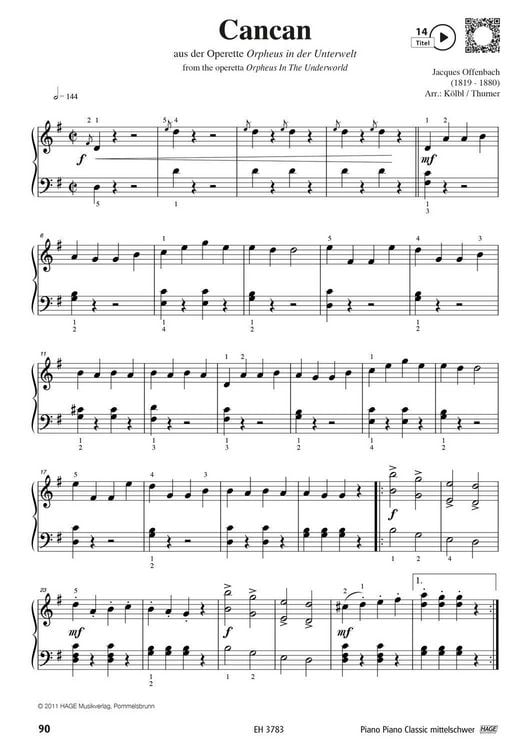 Produktbild: Piano Piano Classic mittelschwer