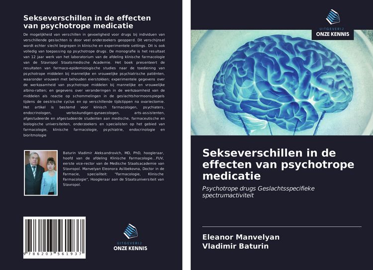 Produktbild: Sekseverschillen in de effecten van psychotrope medicatie