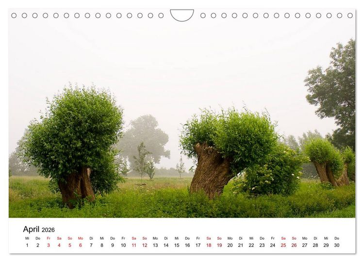 Produktbild: Stimmungsvoller Niederrhein (Wandkalender 2026 DIN A4 quer), CALVENDO Monatskalender