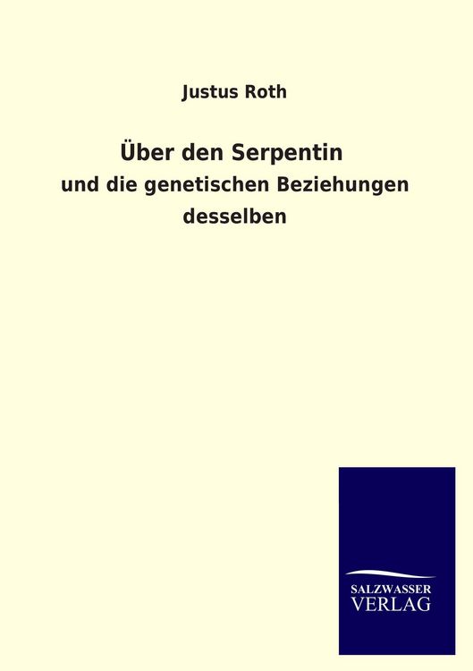 Produktbild: &Uuml;ber den Serpentin
