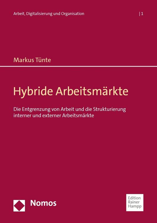 Produktbild: Hybride Arbeitsm&auml;rkte