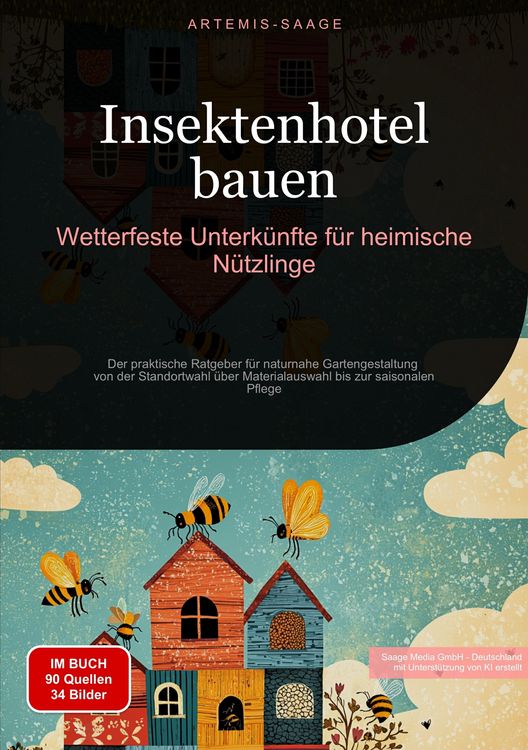 Produktbild: Insektenhotel bauen: Wetterfeste Unterk&uuml;nfte f&uuml;r heimische N&uuml;tzlinge
