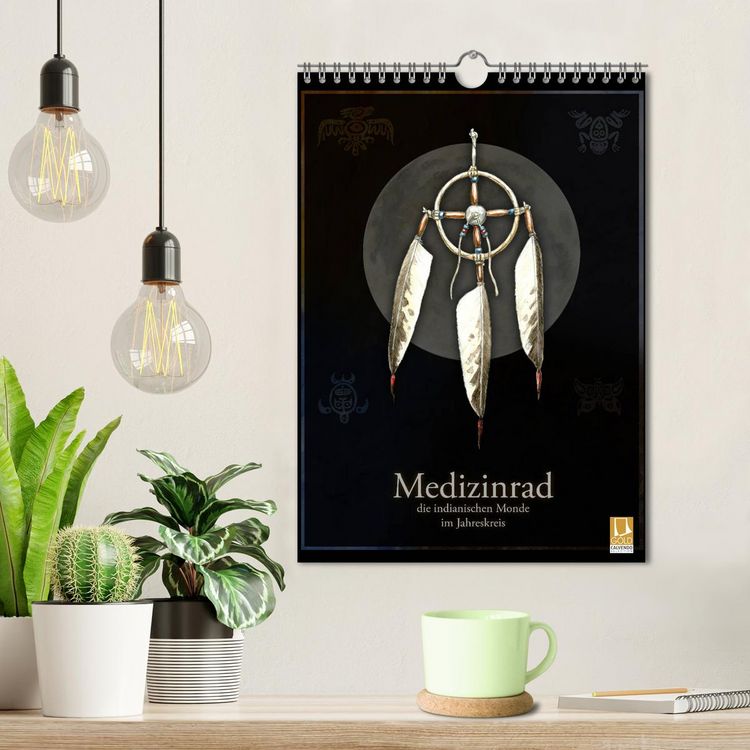 Produktbild: Medizinrad - die indianischen Monde im Jahreskreis (Wandkalender 2026 DIN A4 hoch), CALVENDO Monatskalender