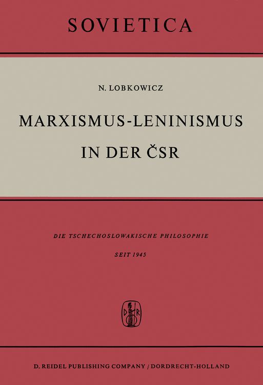 Produktbild: Marxismus-Leninismus in der ČSR