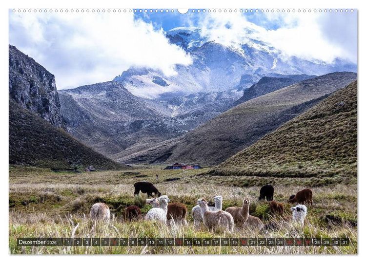 Produktbild: Ecuador 2026 Zwischen Hochland und K&uuml;ste (hochwertiger Premium Wandkalender 2026 DIN A2 quer), Kunstdruck in Hochglanz