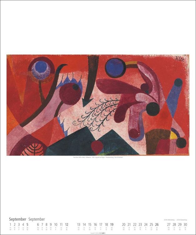 Produktbild: Paul Klee Kalender 2027