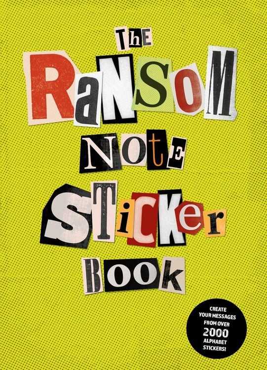 Produktbild: The Ransom Note Sticker Book