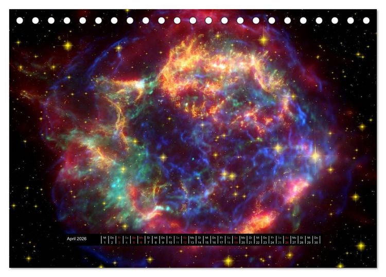 Produktbild: Planetarischer Nebel (Tischkalender 2026 DIN A5 quer), CALVENDO Monatskalender