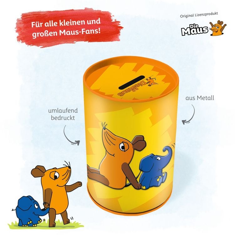 Produktbild: Tr&ouml;tsch Die Maus Spardose Maus und Elefant