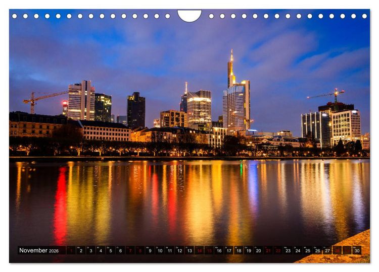 Produktbild: Main Frankfurt (Wandkalender 2026 DIN A4 quer), CALVENDO Monatskalender