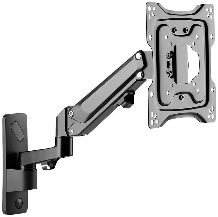 Produktbild: Digitus DA-90428 Monitor-Wandhalterung 1 Display(s) 43,2cm (17\") - 114,3cm (45\") Schwarz Ausziehbar, Drehbar, H&ouml;henverstellbar