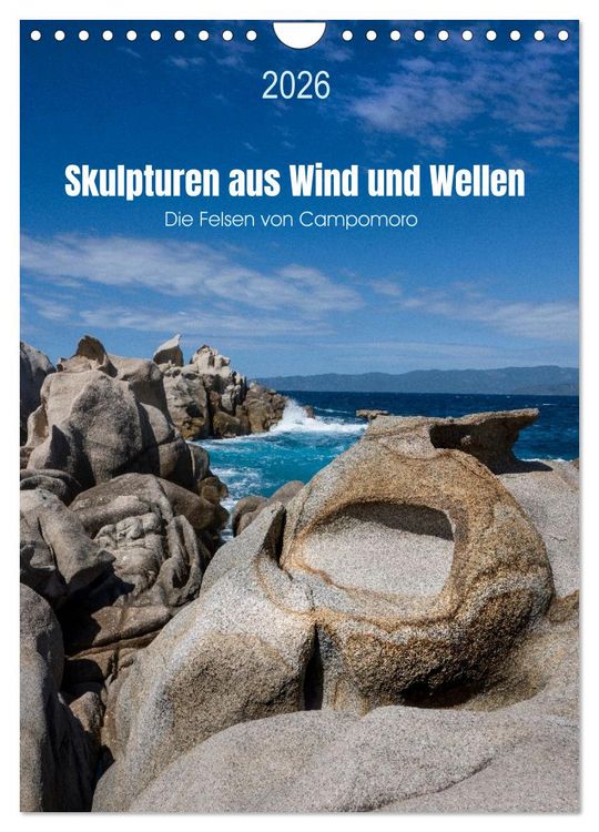 Produktbild: Skulpturen aus Wind und Wellen (Wandkalender 2026 DIN A4 hoch), CALVENDO Monatskalender