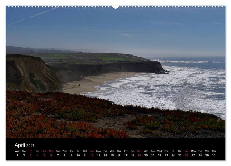 Produktbild: California Coasline (High Quality Premium Wall Calendar 2026 DIN A2 landscape),CALVENDO 12 Month Wall Calendar