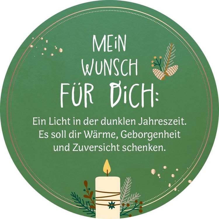 Produktbild: Advent in der Dose. 24 liebe W&uuml;nsche f&uuml;r dich