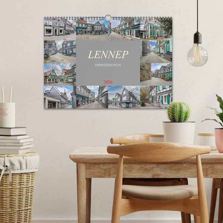 Produktbild: Lennep Impressionen (Wandkalender 2026 DIN A3 quer), CALVENDO Monatskalender