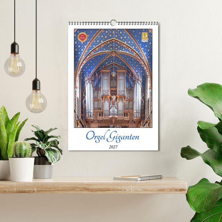 Produktbild: Orgel Giganten (Wandkalender 2027 DIN A3 hoch), CALVENDO Monatskalender