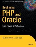 Produktbild: Beginning PHP and Oracle