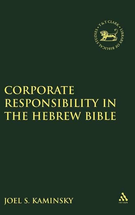 Produktbild: Corporate Responsibility in the Hebrew Bible