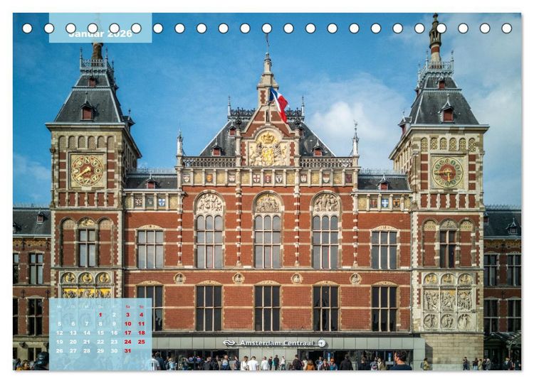 Produktbild: Zw&ouml;lf mal Europa (Tischkalender 2026 DIN A5 quer), CALVENDO Monatskalender