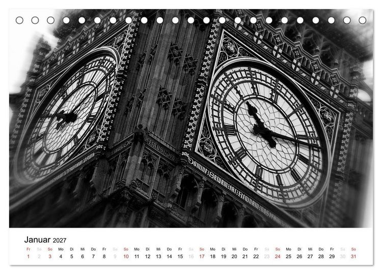 Produktbild: London (Tischkalender 2027 DIN A5 quer), CALVENDO Monatskalender