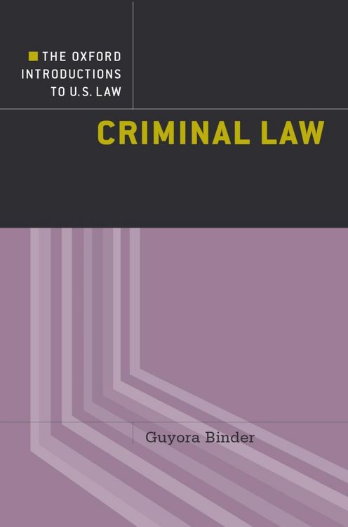 Produktbild: Criminal Law
