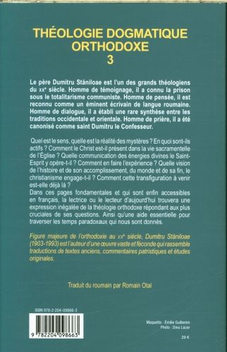Produktbild: Th&eacute;ologie dogmatique orthodoxe. Tome 3