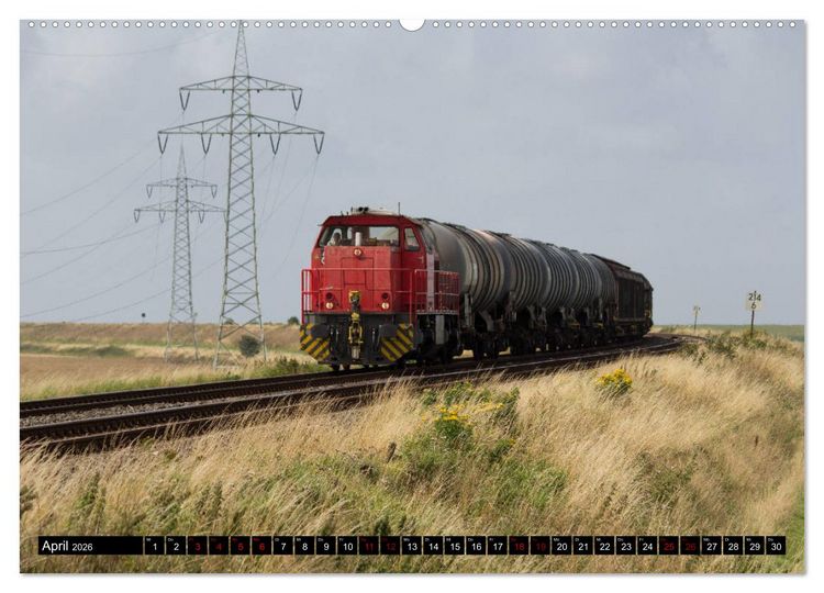 Produktbild: Die Marschbahn (hochwertiger Premium Wandkalender 2026 DIN A2 quer), Kunstdruck in Hochglanz