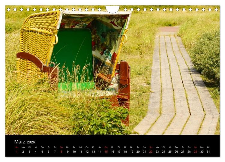 Produktbild: Hochseeeinsel Helgoland (Wandkalender 2026 DIN A4 quer), CALVENDO Monatskalender