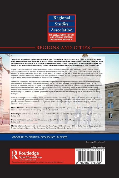 Produktbild: The Political Economy of Capital Cities