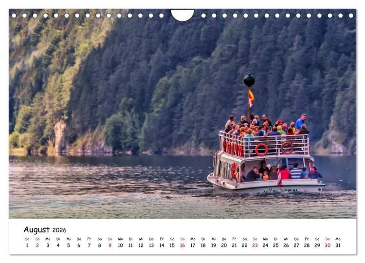 Produktbild: Wanderbarer Wei&szlig;ensee (Wandkalender 2026 DIN A4 quer), CALVENDO Monatskalender