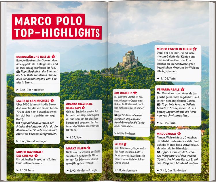 Produktbild: MARCO POLO Reisef&uuml;hrer Piemont, Turin