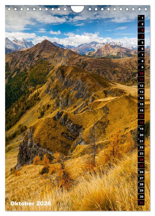 Produktbild: Dolomiten. Italien (Wandkalender 2026 DIN A4 hoch), CALVENDO Monatskalender