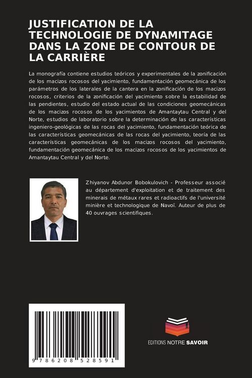 Produktbild: Justification De La Technologie De Dynamitage Dans La Zone De Contour De La Carri&egrave;re