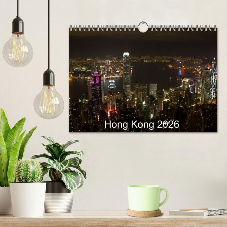 Produktbild: Hong Kong 2026 (Wandkalender 2026 DIN A4 quer), CALVENDO Monatskalender