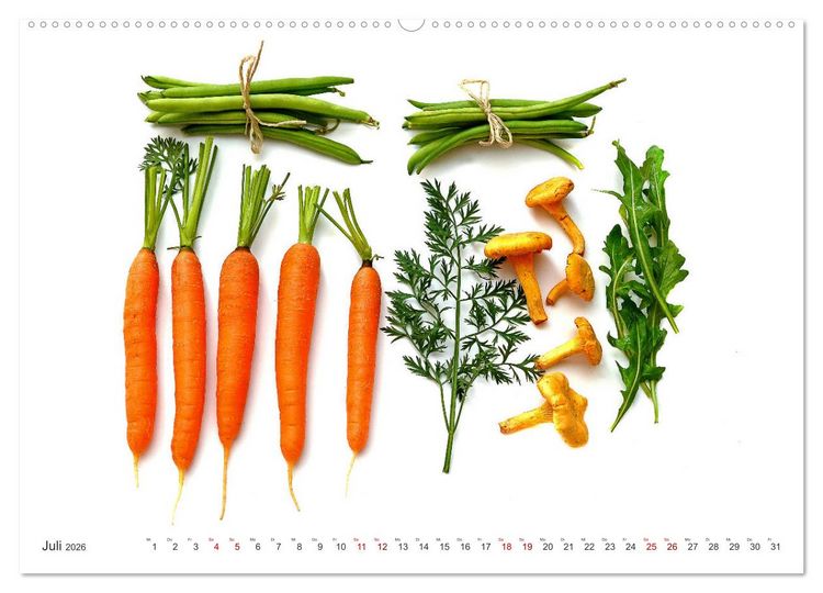 Produktbild: Gem&uuml;se, so gesund (hochwertiger Premium Wandkalender 2026 DIN A2 quer), Kunstdruck in Hochglanz