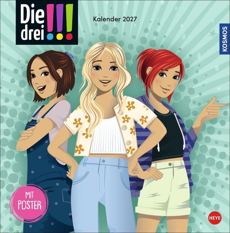 Produktbild: Die drei !!! Broschurkalender 2027