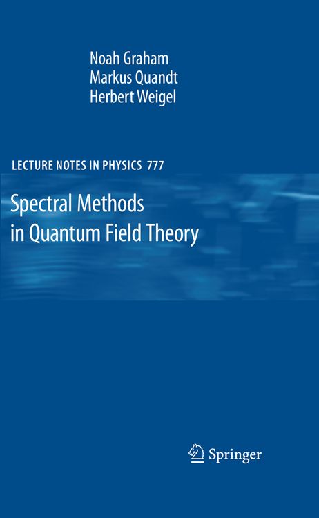 Produktbild: Spectral Methods in Quantum Field Theory